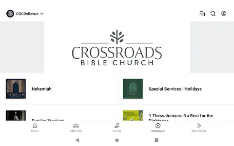 Crossroads Bible Bellevue CBC screenshot 5