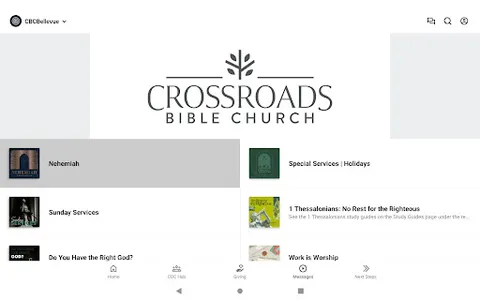 Crossroads Bible Bellevue CBC screenshot 8