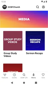 OCBFChurch App screenshot 3