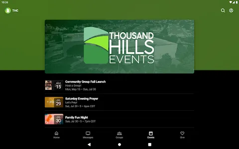 Thousand Hills Church screenshot 11