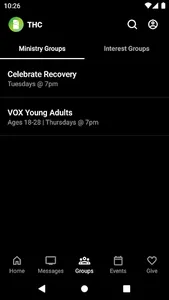 Thousand Hills Church screenshot 2