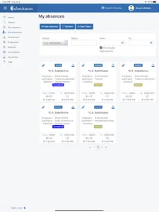 Scolago: Absences and replacem screenshot 11