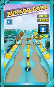 Snow Runner -Ice Run Surfer Ru screenshot 2