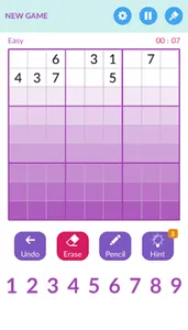 Sudoku Games : Easy, Normal, A screenshot 1