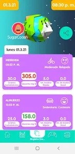 SugarCoach Diabetes screenshot 2