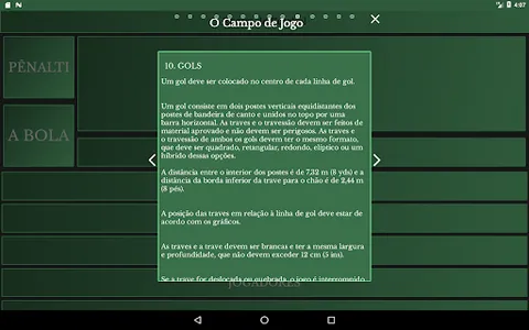 Todas as Regras do Futebol screenshot 4