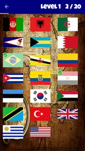 World Country Flags Puzzle screenshot 1