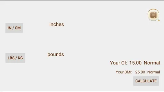 Corpulence Index screenshot 1