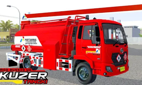 Mod UD Kuzer Bussid Tangki screenshot 0