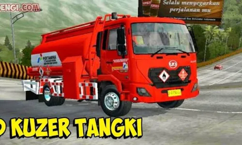 Mod UD Kuzer Bussid Tangki screenshot 1