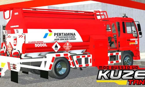Mod UD Kuzer Bussid Tangki screenshot 2
