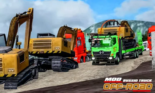 Mod Truck Bussid Off Road screenshot 0