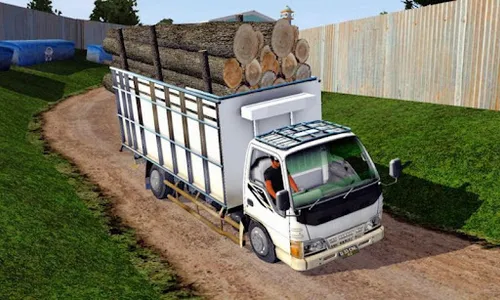 Mod Truck Bussid Off Road screenshot 6