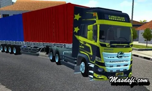 Mod Truk Double Bussid Trailer screenshot 2