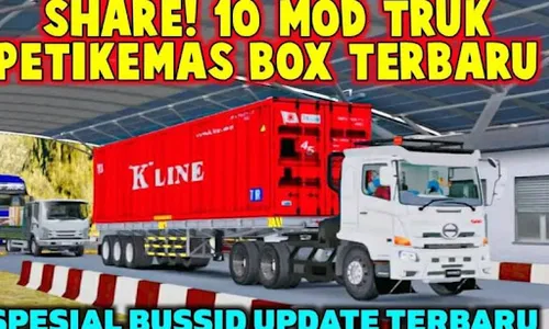 Mod Truk Double Bussid Trailer screenshot 4