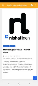 Daily Jobs in Pakistan screenshot 5