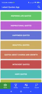 Latest Quotes App screenshot 1