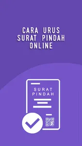 Cara Urus Surat Pindah Online screenshot 0
