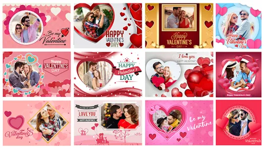 Valentine Day Photo Frame screenshot 0