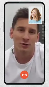Messi Call & Chat Prank screenshot 0