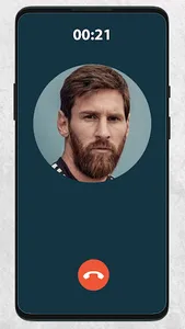 Messi Call & Chat Prank screenshot 2