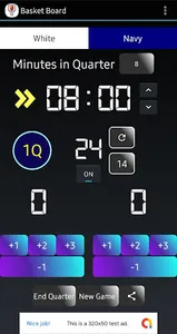 Basketball Scoreboard BasketBo screenshot 0