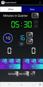 Basketball Scoreboard BasketBo screenshot 3