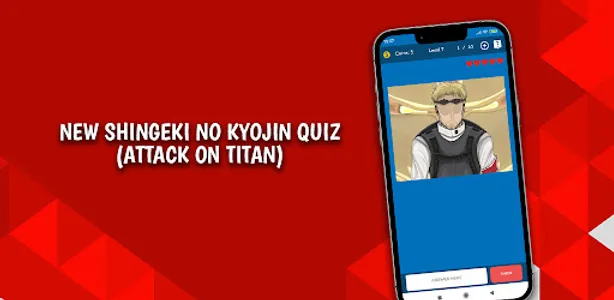 Attack on Titan Game SNK Quiz screenshot 0