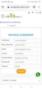 SUNX-STORES screenshot 1