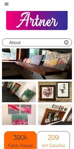 Artner - Art donation (by arti screenshot 0