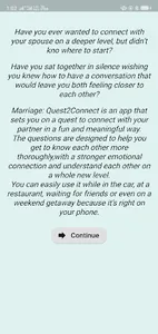 Marriage: Quest2Connect screenshot 0