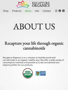 Recapture Organics screenshot 2