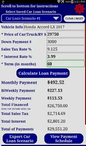 Auto Car Loan Payment Calc Pro screenshot 10