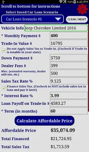 Auto Car Loan Payment Calc Pro screenshot 13