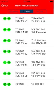 PowerBall & MEGA Millions Tool screenshot 2