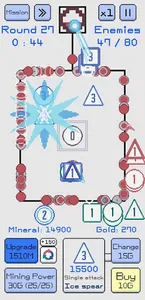 Random Pyramid Defense : pixel screenshot 0