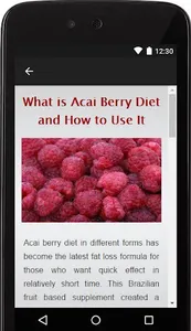 Acai Berry Diet screenshot 1
