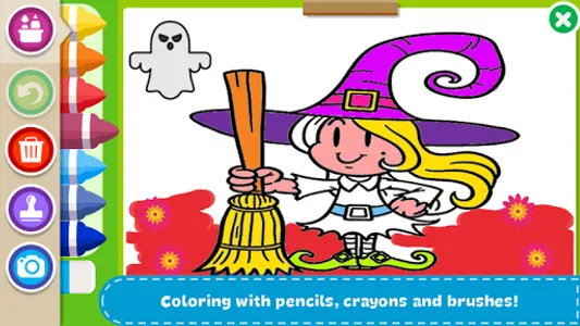 Halloween Coloring Book screenshot 1