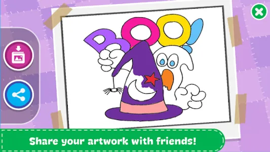 Halloween Coloring Book screenshot 13