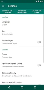 Afghan Calendar screenshot 5