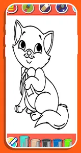 SuperKitties Coloring screenshot 3