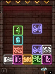 Drop Number™: Neon 2048 screenshot 15