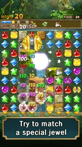 Jewels Jungle : Match 3 Puzzle screenshot 1