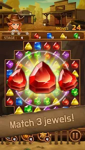 Jewels Westland: Match3 Puzzle screenshot 1