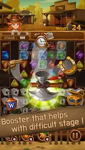 Jewels Westland: Match3 Puzzle screenshot 2