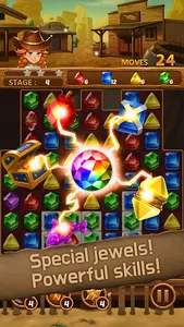 Jewels Westland: Match3 Puzzle screenshot 4