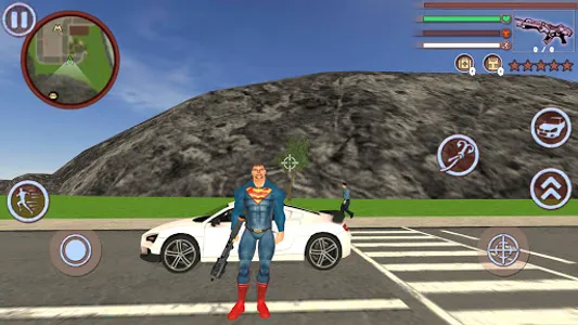 Super Vice Town Rope hero screenshot 1