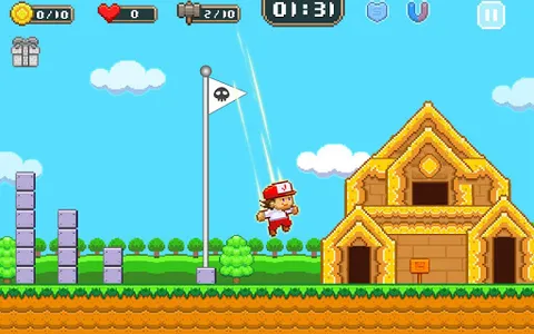 Super Jim Jump - pixel 3d screenshot 17