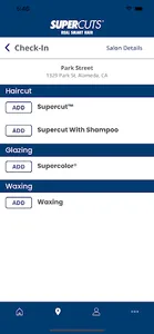 Supercuts Online Check-in screenshot 2