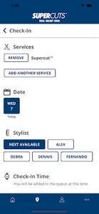 Supercuts Online Check-in screenshot 3